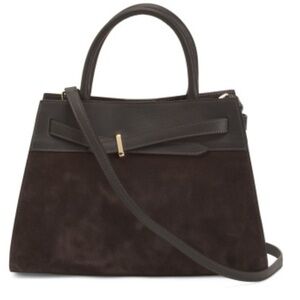 NWT Marina Galanti Dark Chocolate Brown
Split Suede Leather Handbag